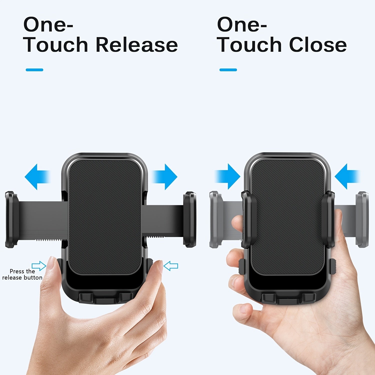 Soporte universal para teléfono de coche de ABS con rotación de 360° y ventosa para tablero