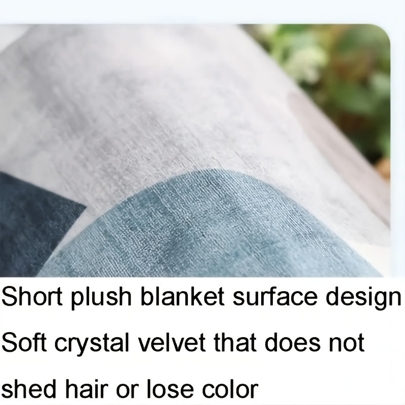 Personalized Plush Velvet Area Rug with Silicone Backing for Bedroom or Living Room