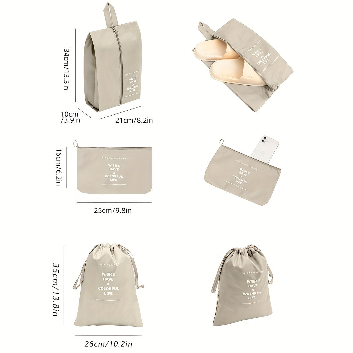 Lightweight Packing Cubes for Suitcases Travel Organization Set of 7 Water-Resistant Durable for Men Women