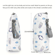 Baby Bottle Bag Insulated Travel Carrier Aluminum Foil 360 Heat Preservation