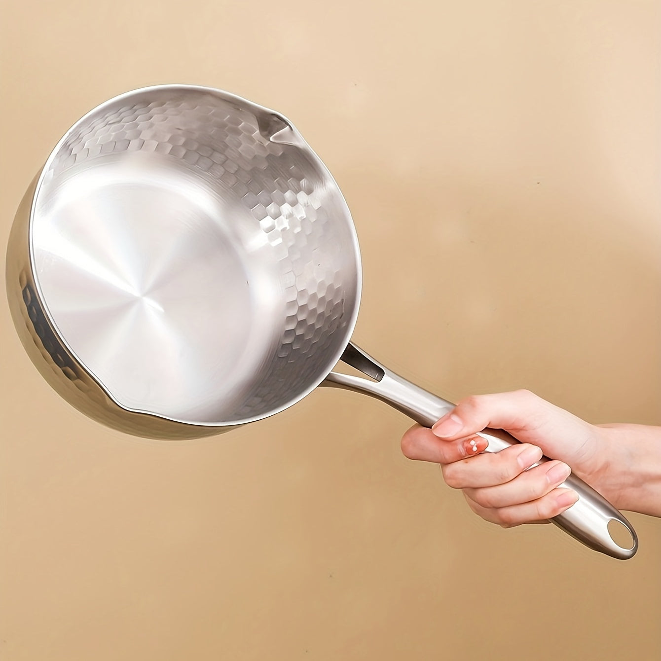 Stainless Steel Cooking Pot for Home Use Induction and Open Flame Heating