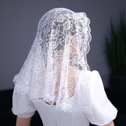 Bridal Wedding Lace Veil Hair Accessory for Brides