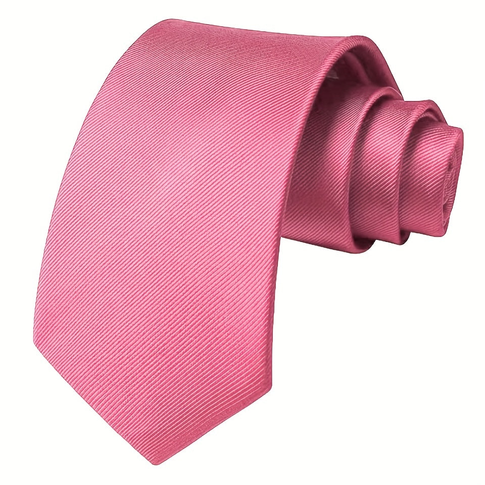 Мужской однотонный галстук для деловых свадеб и официальных мероприятий