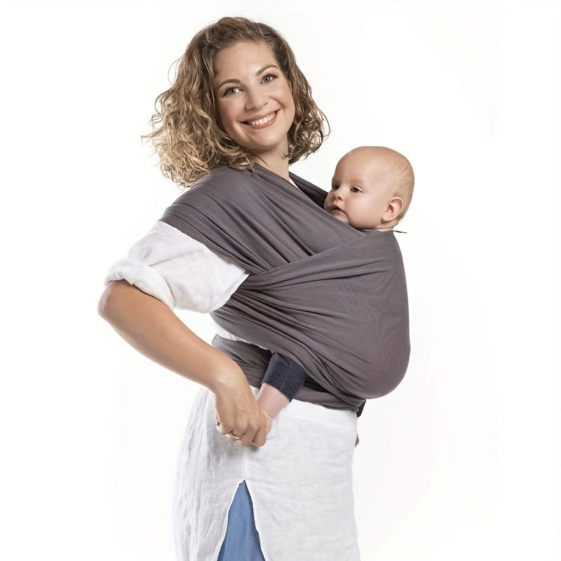 Baby Carrier Stretchy Baby Sling Wrap for Newborns and Toddlers, Plain Color