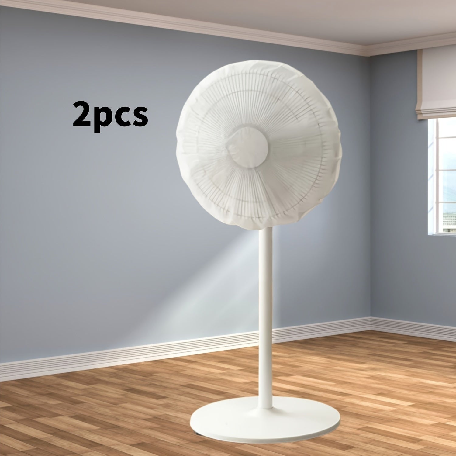 Electric Fan Protective Cover Polyester Washable Dustproof for Travel and Home