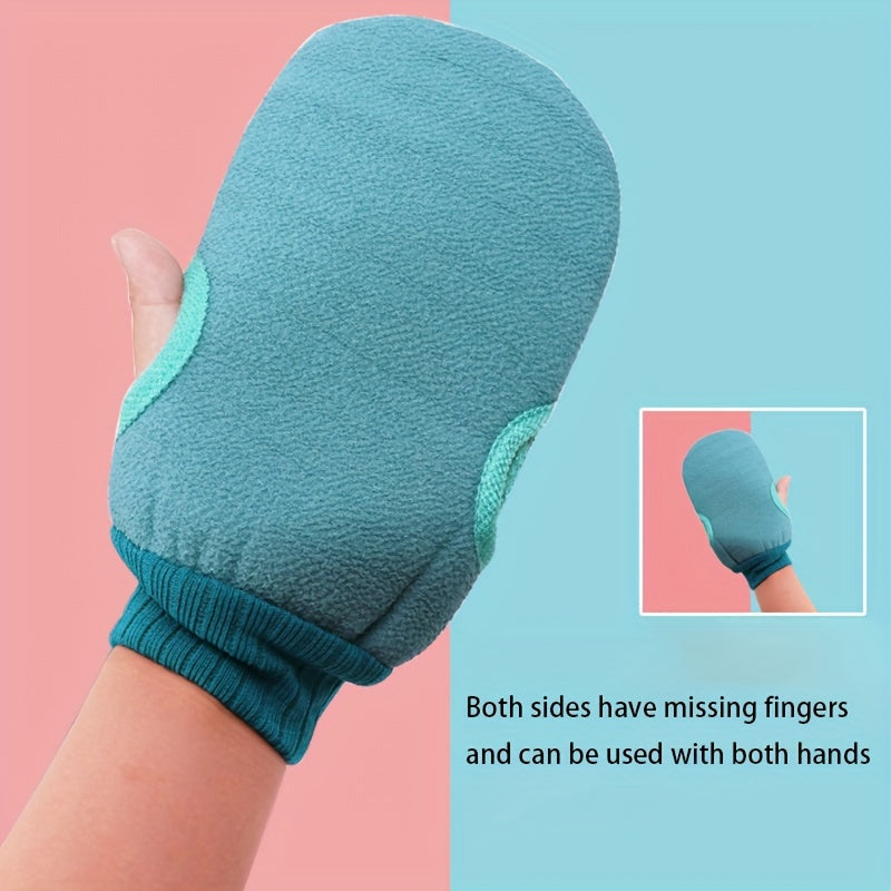 Exfoliating Shower Gloves Double Sided Body Scrub Massage Bath Accessories