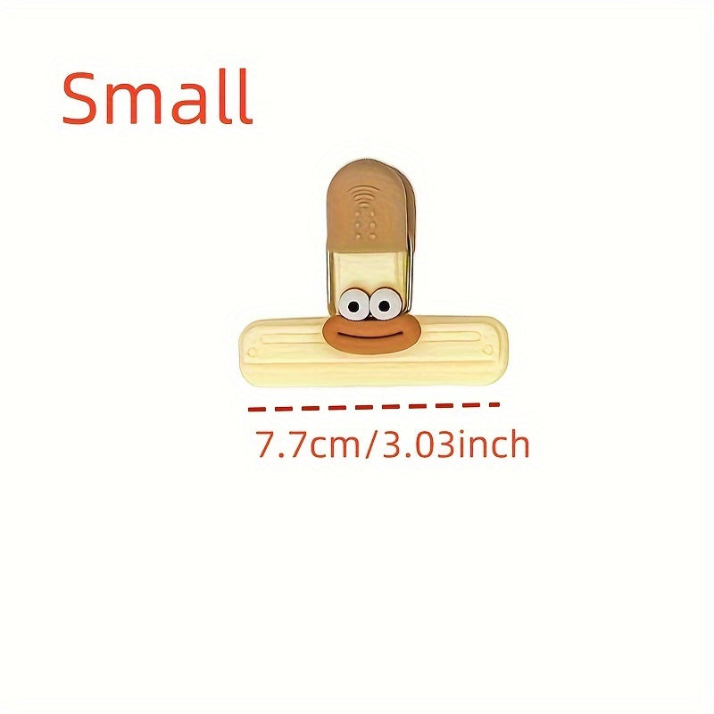 Novelty Food Bag Sealer Clips, Reusable Moisture-Proof Snack Bag Clips