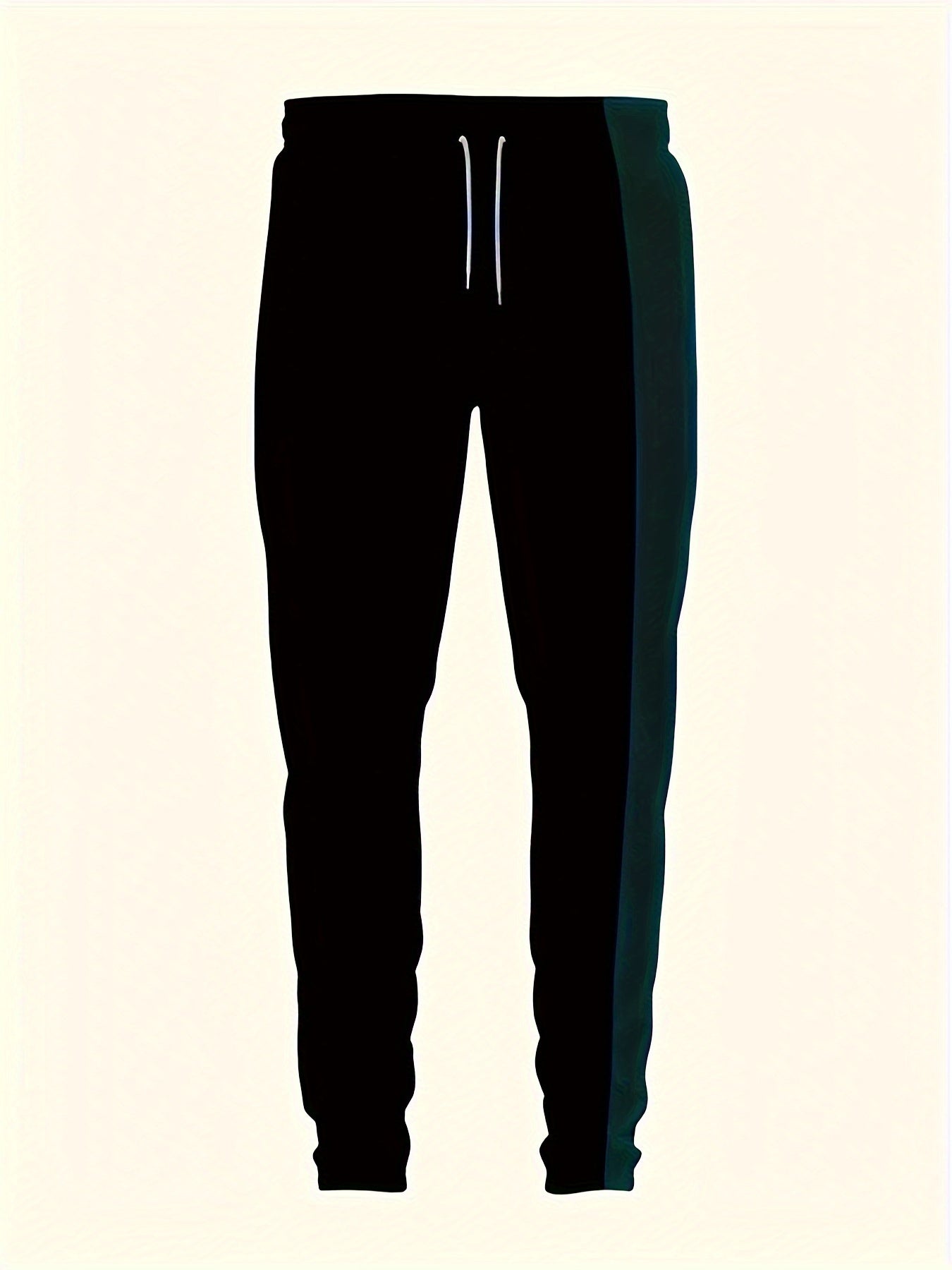 Men's Striped Polyester Sports Set with 3D Print Crew Neck for Spring Fall Casual Goin Out