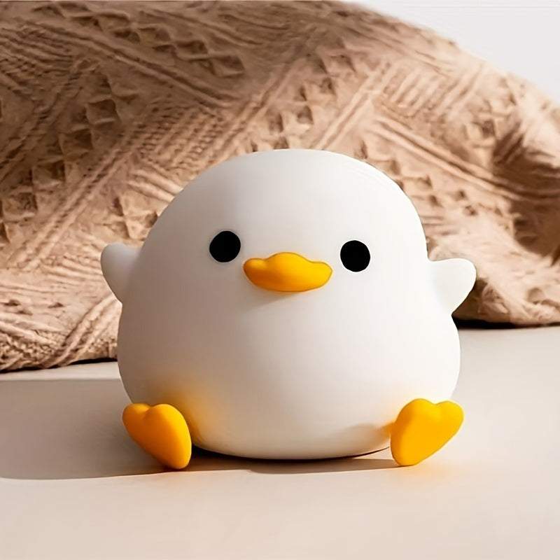 Rechargeable LED Night Light with Adjustable Brightness and Sleep Sensor for Modern Bedrooms