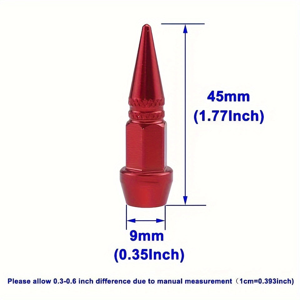 Universal Colorful Dust Cover for 45mm Car Motorcycle Valve Cap