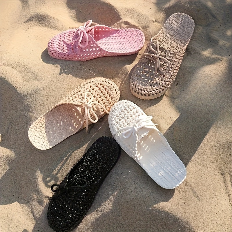 Women's Summer Slide Sandals - Lightweight, Non-Slip, Comfortable Beach Shoes