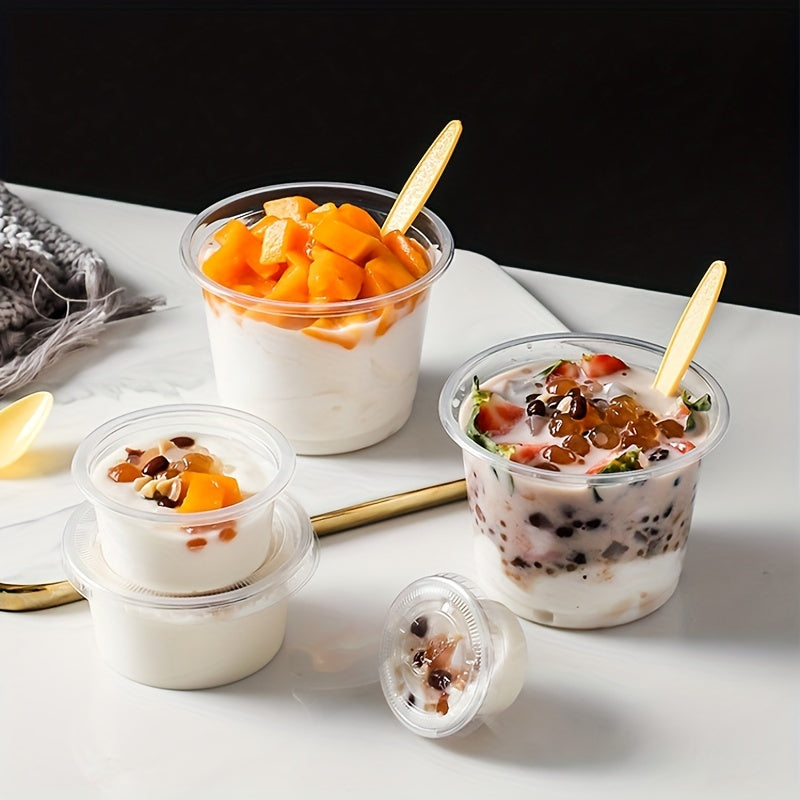 50 Pack 32oz BPA Free Plastic Deli Meal Prep Containers Leak-Proof Stackable