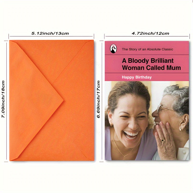 Открытка с благодарностью для мамы на день рождения, 1 шт. Креативная и милая открытка с благословением с персонализированной фотографией, индивидуальная открытка с забавным изображением, идеальный подарок на День матери