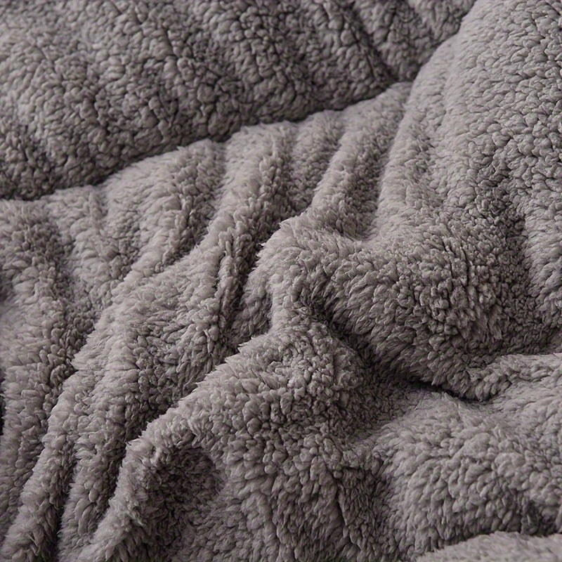 Double-Sided Sherpa Fleece Throw Blanket Cozy Warm Soft for Couch Bed Winter