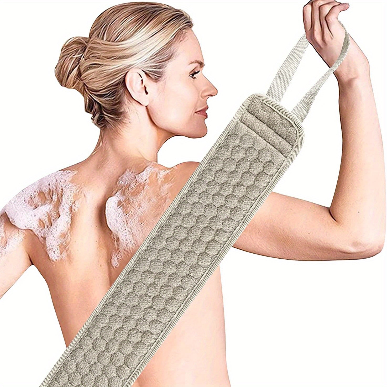 Unisex Back Scrubber Exfoliates Body Relaxing Bath and Shower Tool