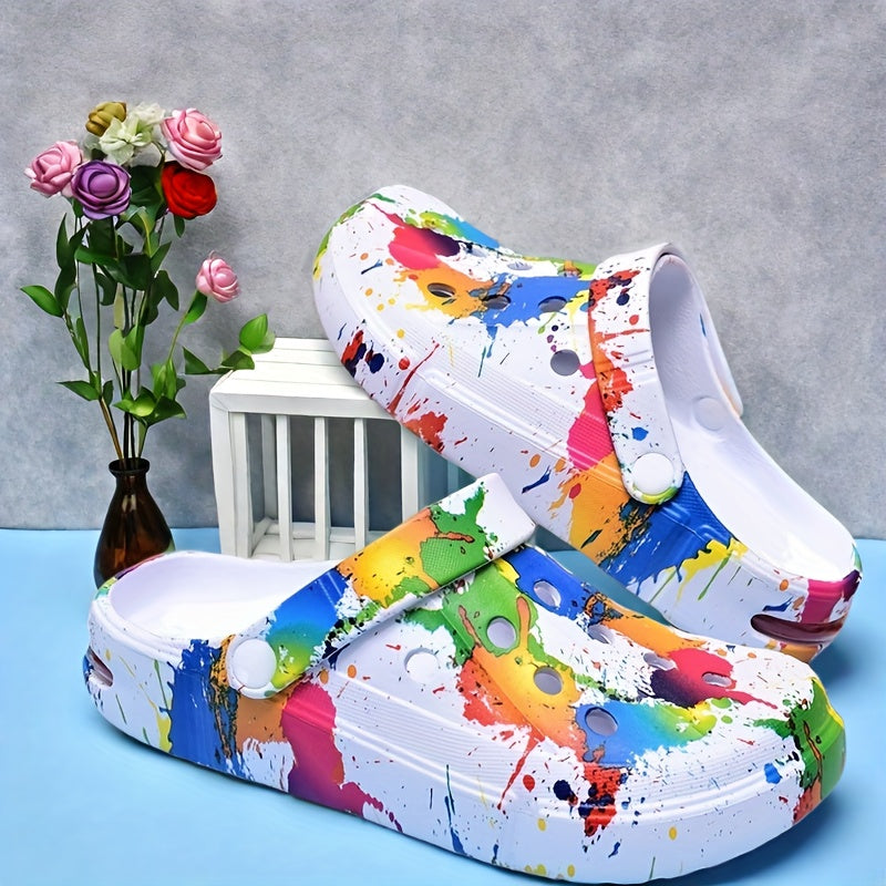 Unisex EVA Ink Splash Design Wallet Colorful Creative Gift