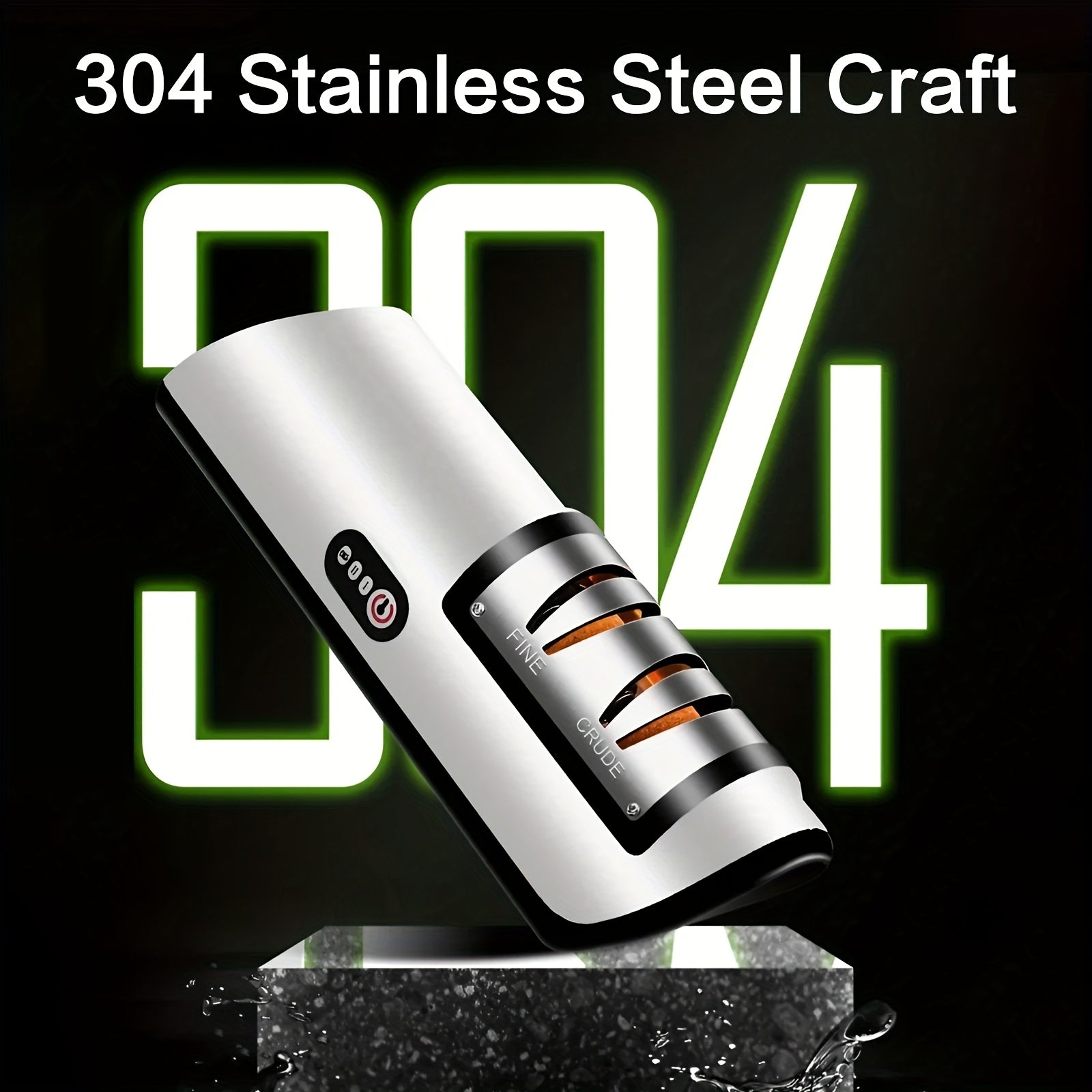 Электрическая точилка для кухонных ножей, 2 этапа, быстрое заточка и полировка