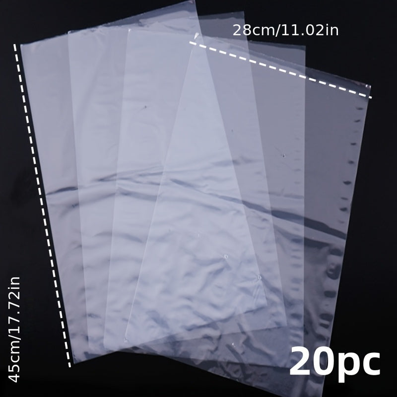 Oʻrmon uchun 20 dona PVC issiqlik qisqaradigan film, kosmetika, kitoblar, elektrsiz yoping sumkalar