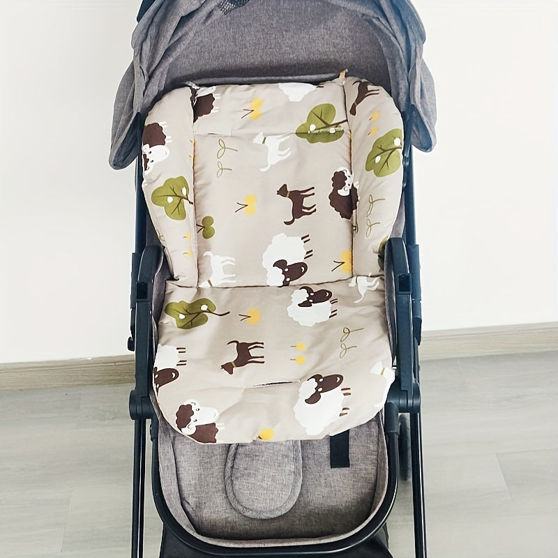 Baby Stroller Cushion Thickened Polyester Fiber Support Pad for Dining Chairs