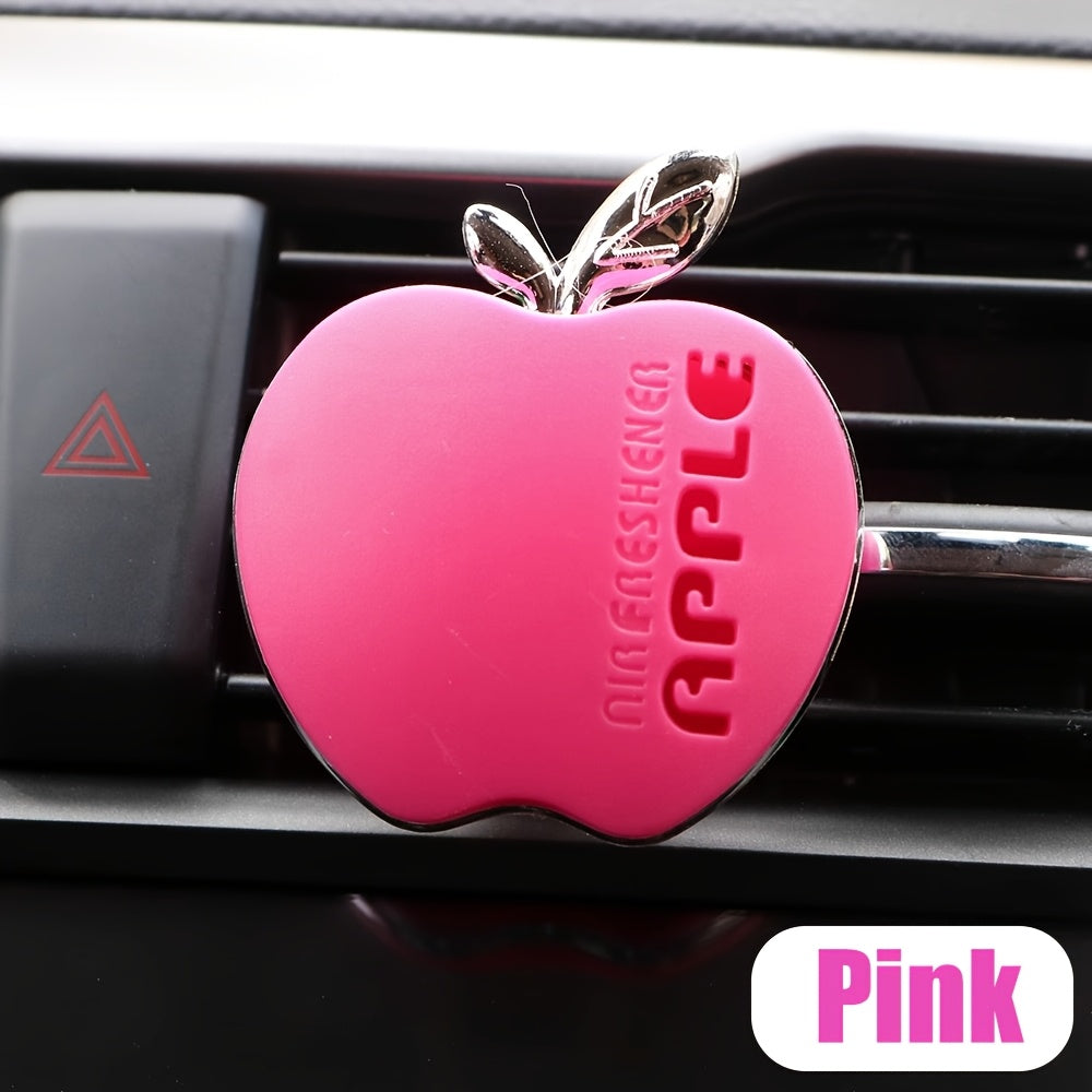 Avtomobil uchun aksessuarlar Olma shaklidagi avtomobil havo tozalagichi Ko'p rangli, uzoq davom etadigan hid