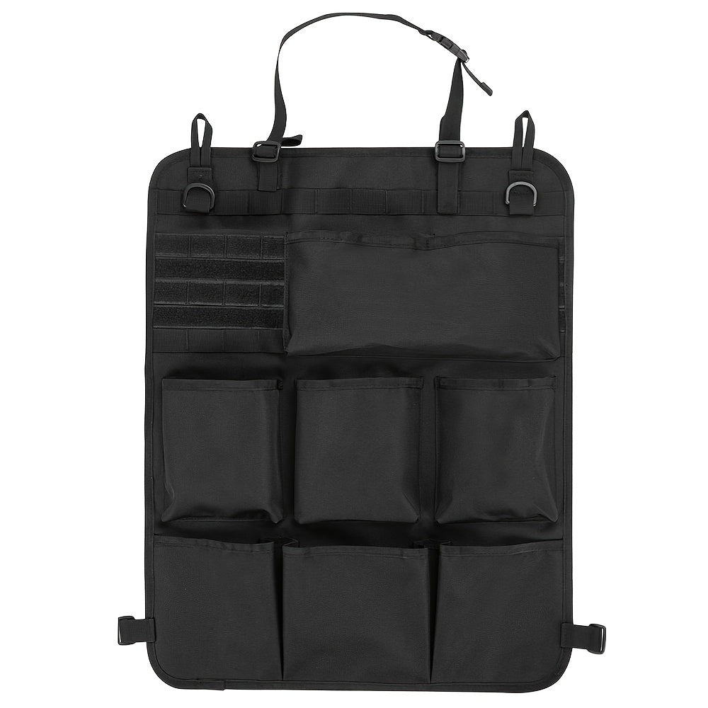 Avtomobil o'rindig'i orqa qismi uchun 8 stakan tutadigan devorga o'rnatiladigan asboblar saqlash uchun tashkilot