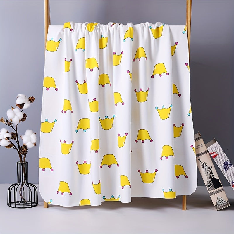 Плед размером 85 см на 85 см, изготовленный из мягкого, дышащего материала для тонкого и уютного обертывания или укутывания.