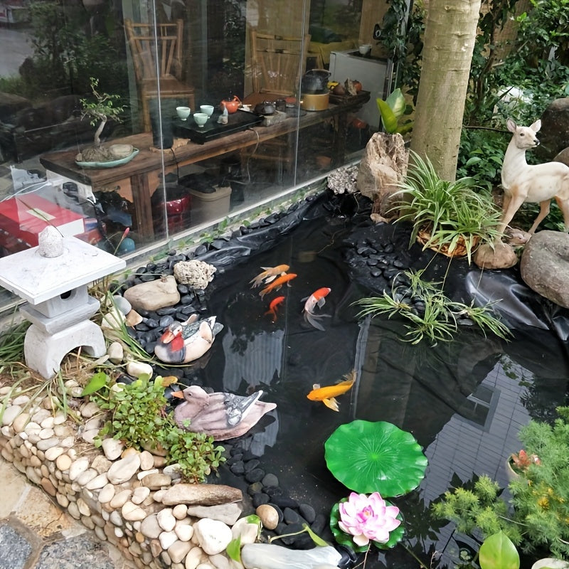 1 ta paket hovuz membranasi sizga bog'ingizda hovuz qoplamasi, hovuz terilari va suv o'tkazmaydigan landshaft filmi bilan go'zal suv xususiyatini yaratishga yordam beradi.