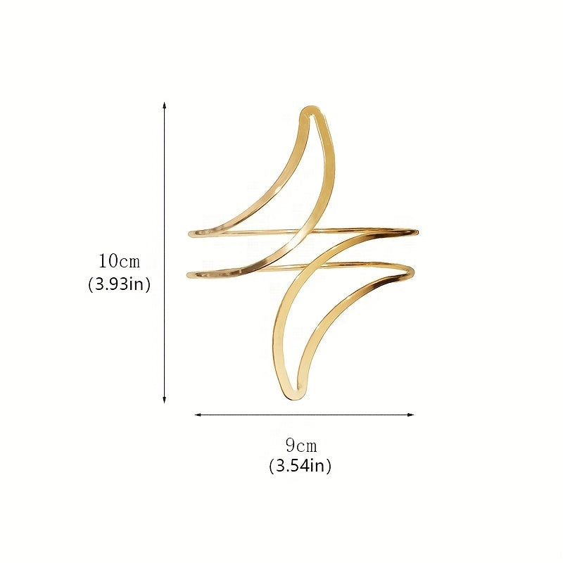 Golden Curtain Clips Set for Drapery Tiebacks and Home Decor