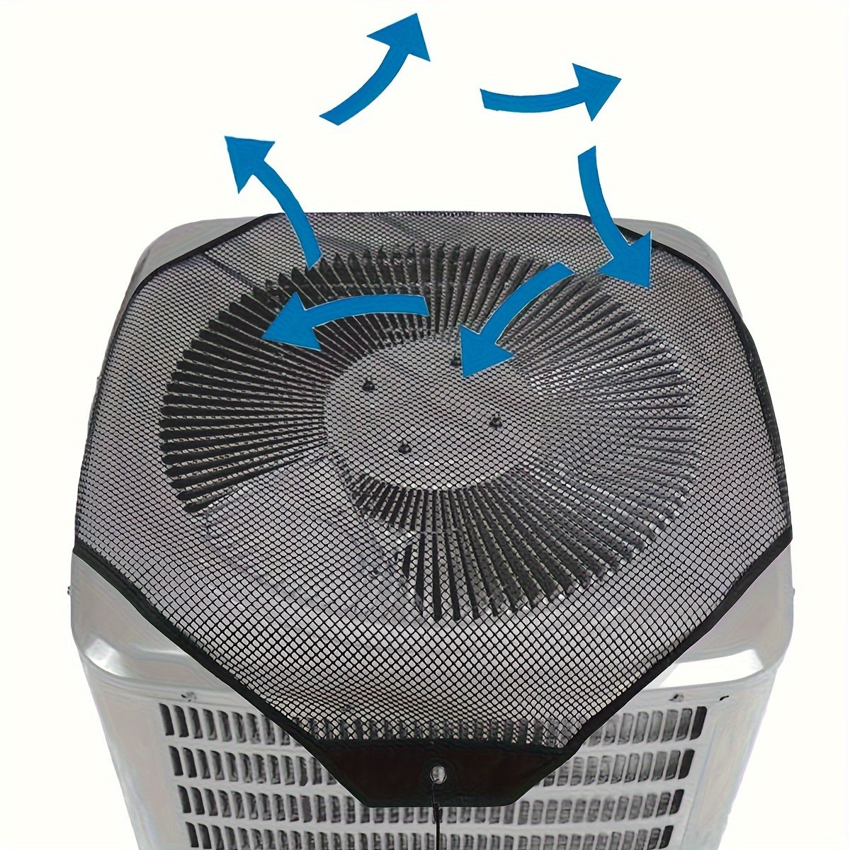 Universal Air Conditioner Cover Heavy Duty Mesh Leaf Guard All Season Protection