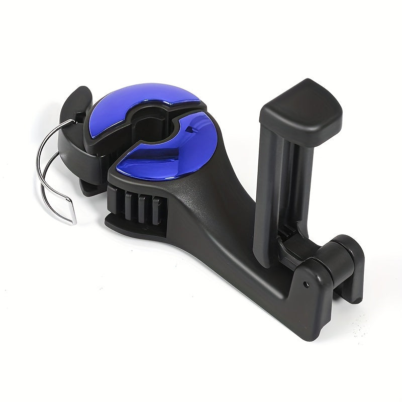 Rear Seat Phone Holder Car Headrest Hook Multifunctional 360° Rotation