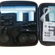 Electric Massage Gun with 8 Replacement Heads Deep Tissue Muscle Relaxation Portable Percussion Massager