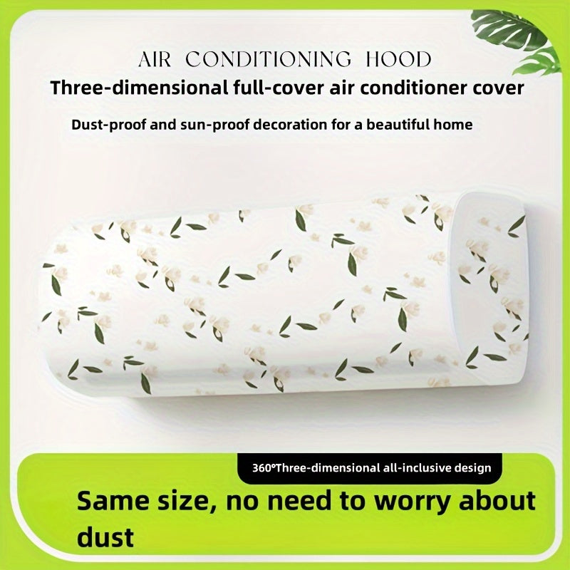 Европейский стиль PEVA накладка на настенный кондиционер, защитный чехол от пыли, для внутреннего использования