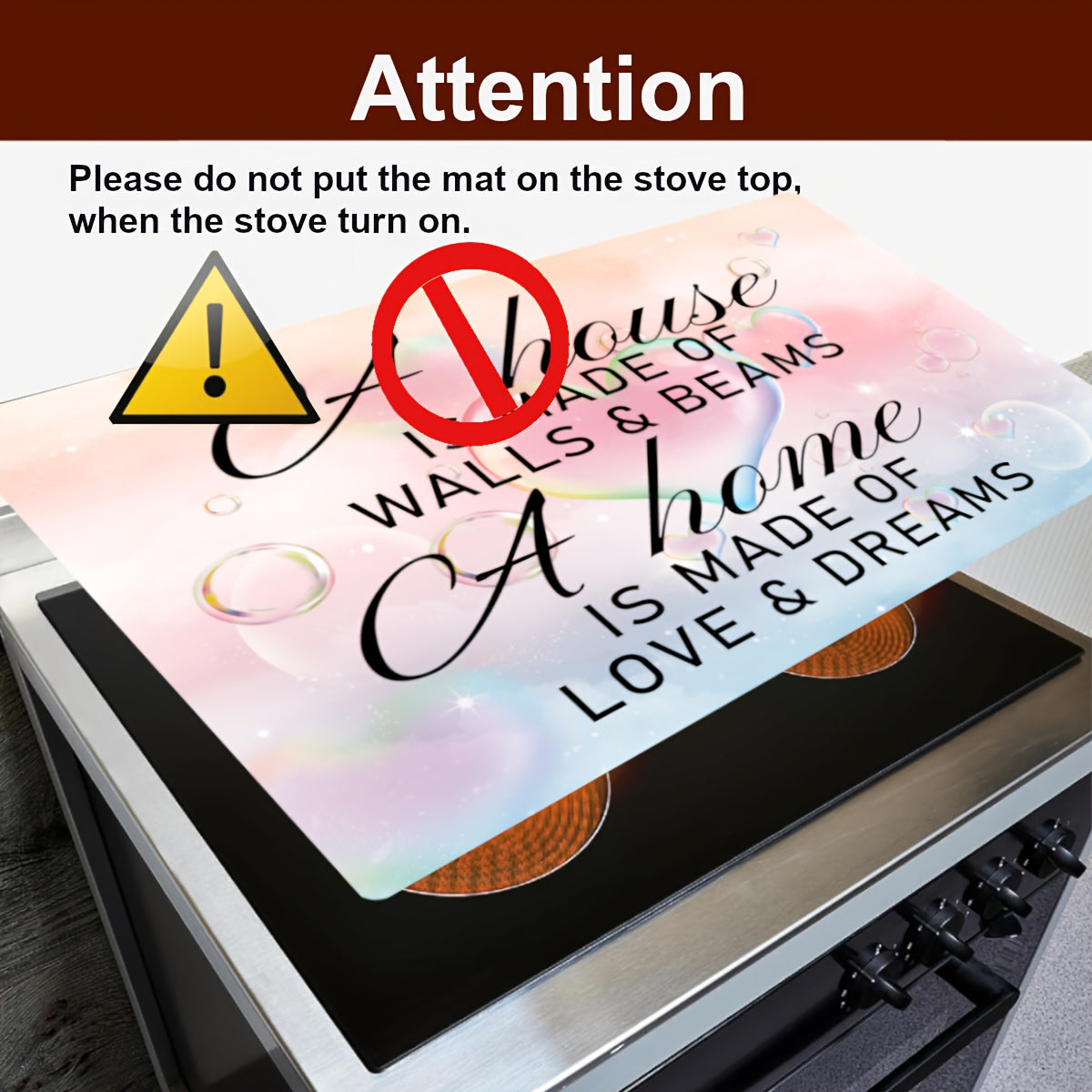 Extra Large Diatom Mud Stove Top Cover 28.5x20.5 Inches Countertop Mat for Electric Stoves and Coffee Makers