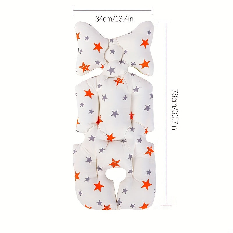 Baby Stroller Cushion with Cartoon Design Thickened Padding Seat Pad for Infants