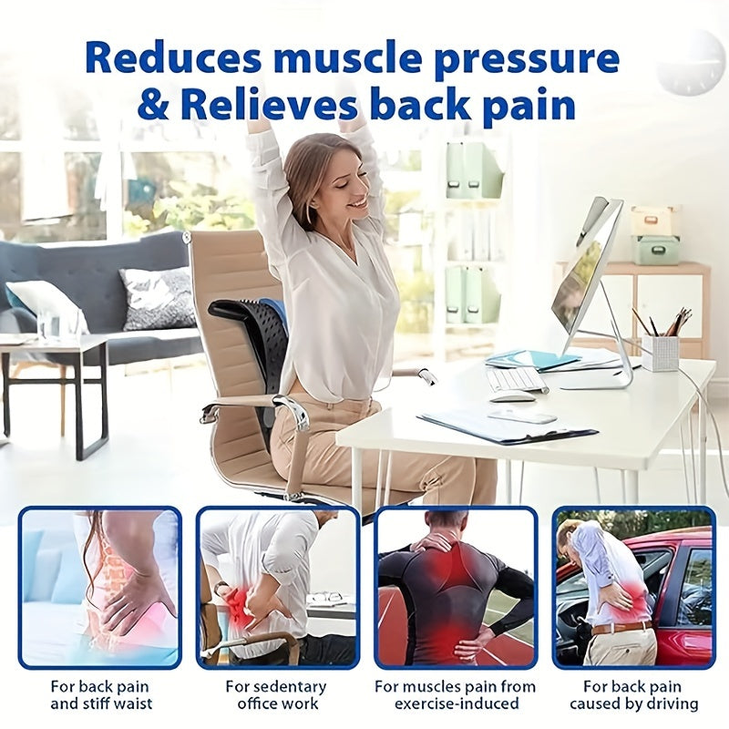 Moslashuvchan bel umurtqa umurtqa yengillashtiruvchi orqa cho'zuvchi, uy fitness uchun, binafsha PP material