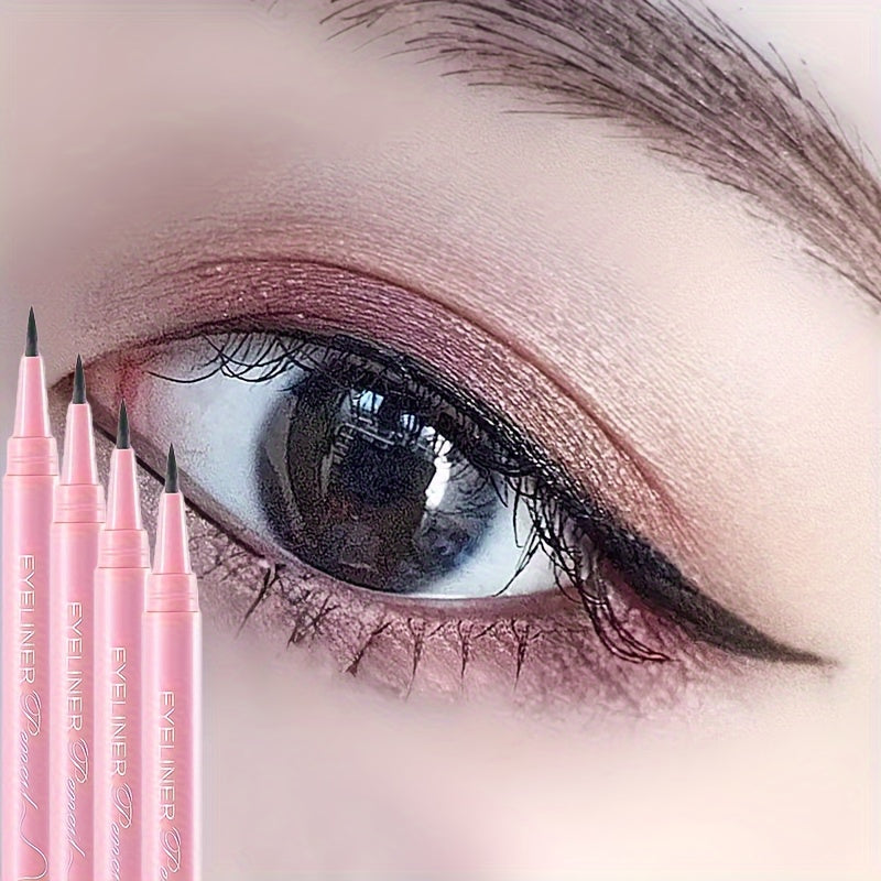 Bolígrafo delineador líquido impermeable para mujer, a prueba de manchas y de larga duración