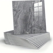 Vintage Marble Self-Adhesive Wall Tiles Waterproof Peel and Stick Backsplash for Bathroom Kitchen Living Room