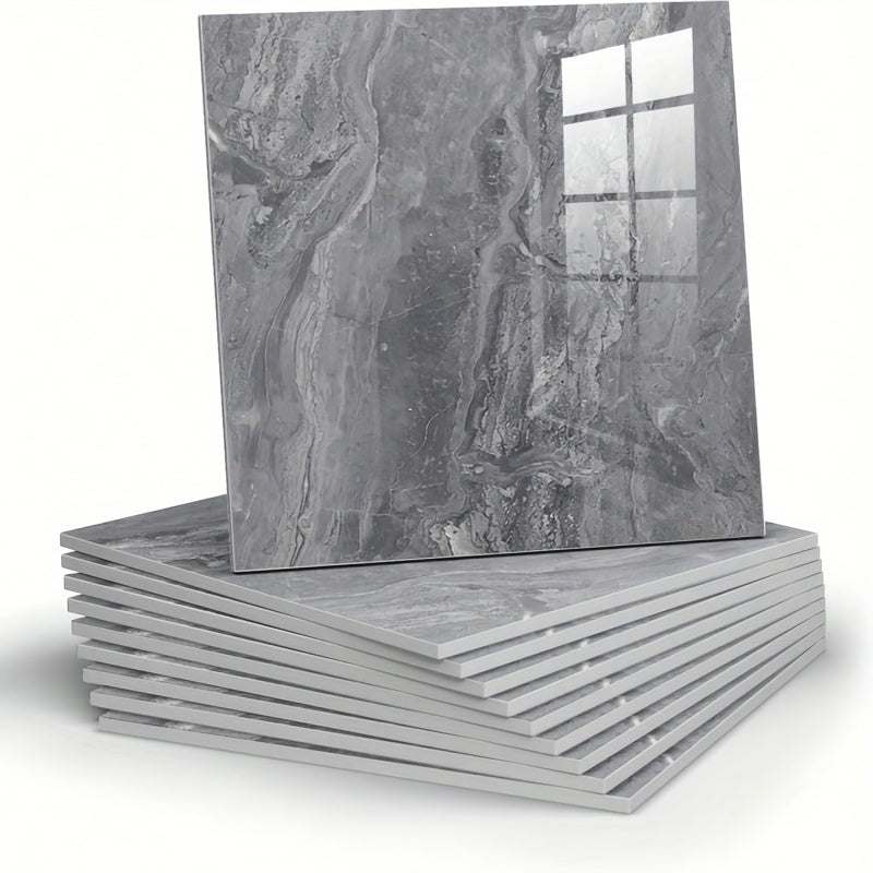 Vintage Marble Self-Adhesive Wall Tiles Waterproof Peel and Stick Backsplash for Bathroom Kitchen Living Room