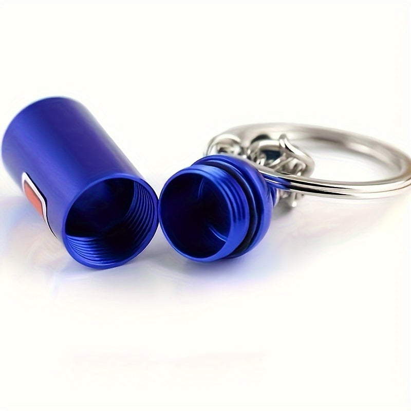 Car Keychain Nitrogen Gas Bottle Keychain Gift Accessory