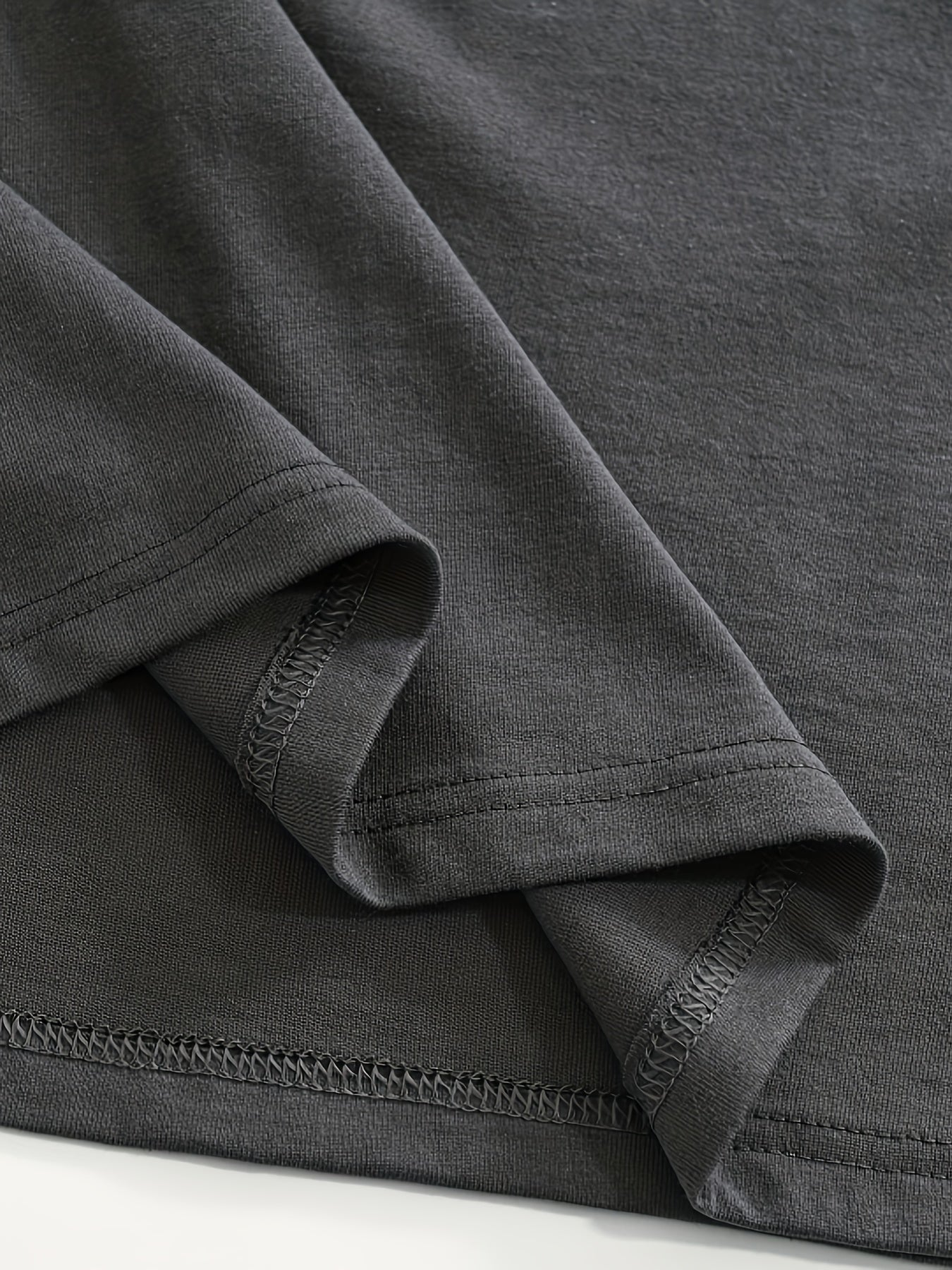 Мужская футболка с коротким рукавом из плотного хлопка большого размера для летних активных видов спорта