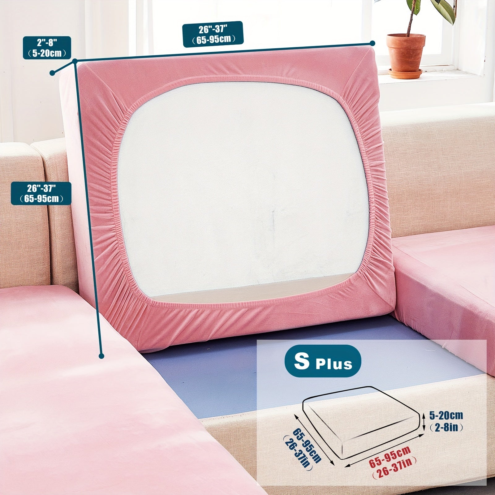 Велюровый чехол для дивана/подушки для домашних животных, пылезащитный и мягкий чехол для дивана для домашнего декора.