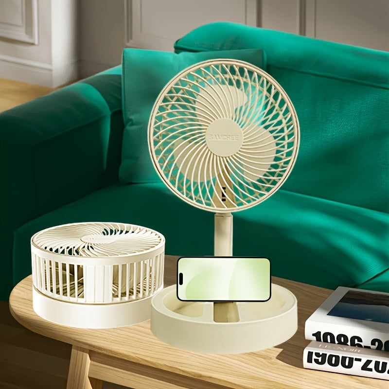 High-Speed USB Desk Fan for Home and Office Portable Battery-Free Cooling
