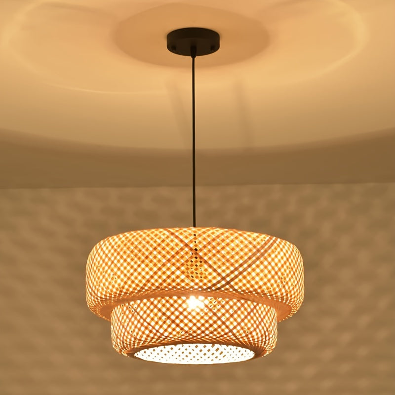 Bamboo Pendant Light for Living Rooms Hotels and Restaurants