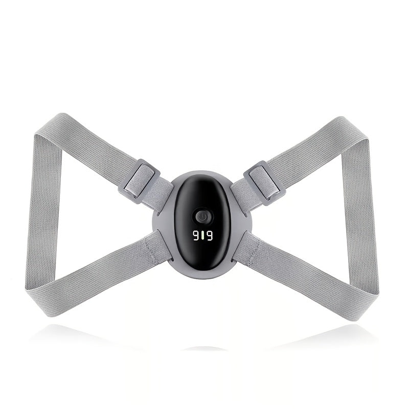 Rechargeable Smart Back Trainer with Vibration Reminder and Adjustable Strap