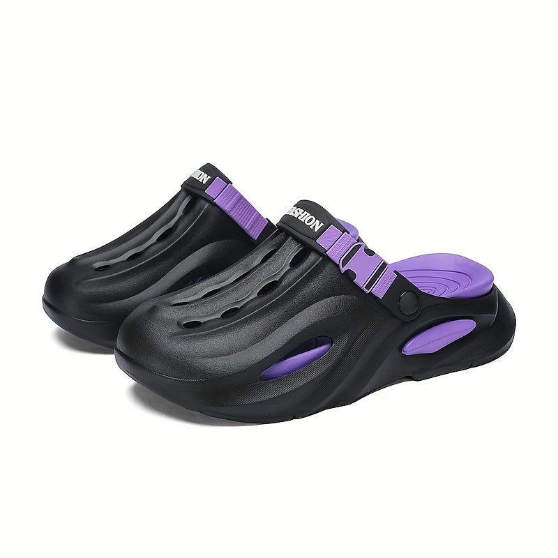 Women's Breathable EVA Clogs with Non-Slip Sole, Adjustable Strap, Summer Outdoor