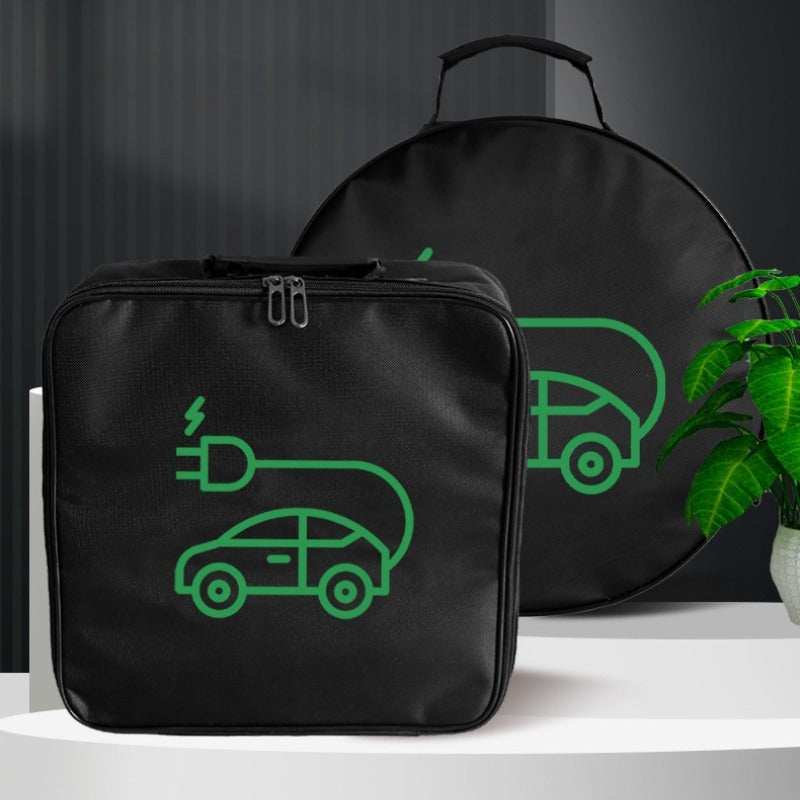 Bolsa organizadora de cable de carga para vehículo eléctrico