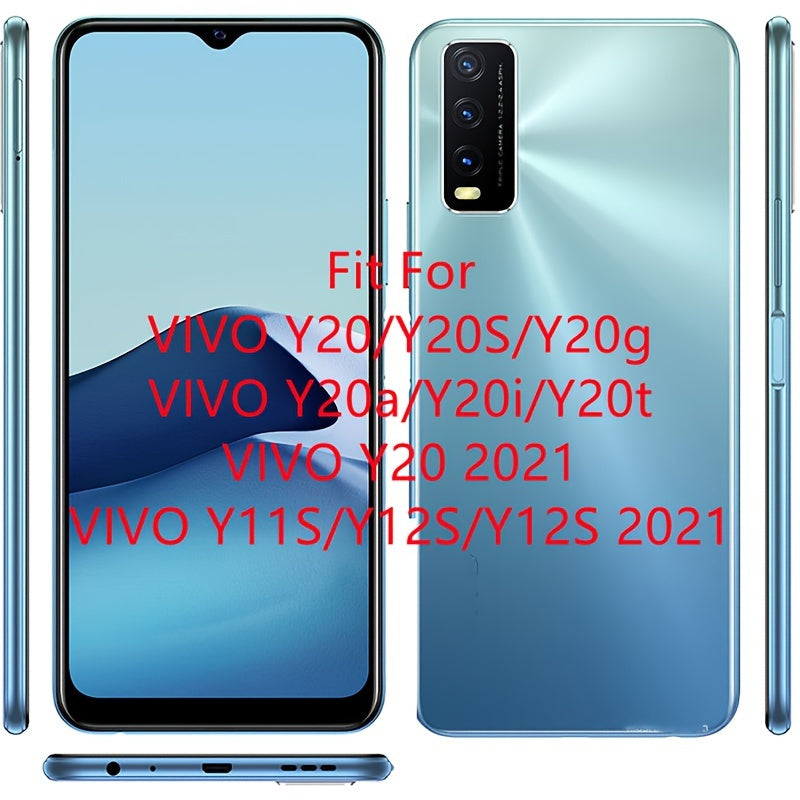 Clear Shockproof Bumper Phone Case for VIVO with Four Corner Airbags Transparent TPU Cover