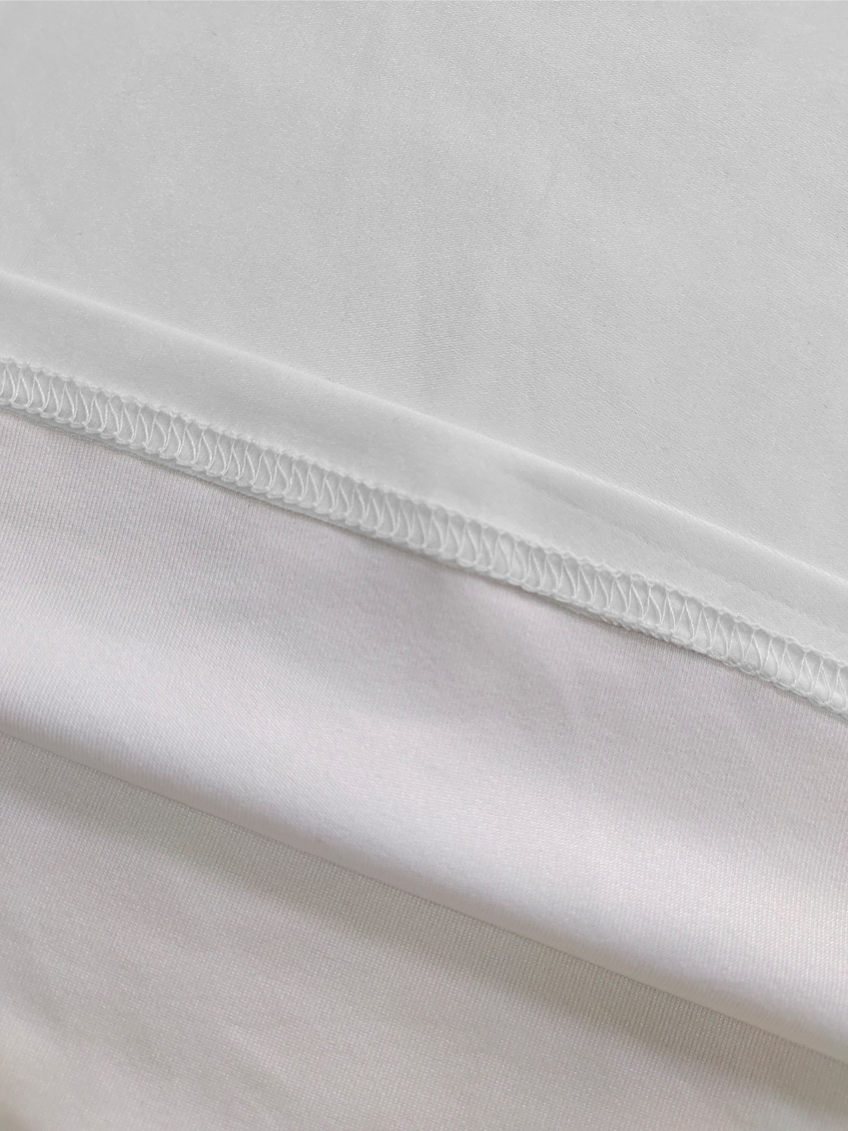 Camiseta casual de manga corta con escote en V y estampado 89 para tallas grandes de mujer