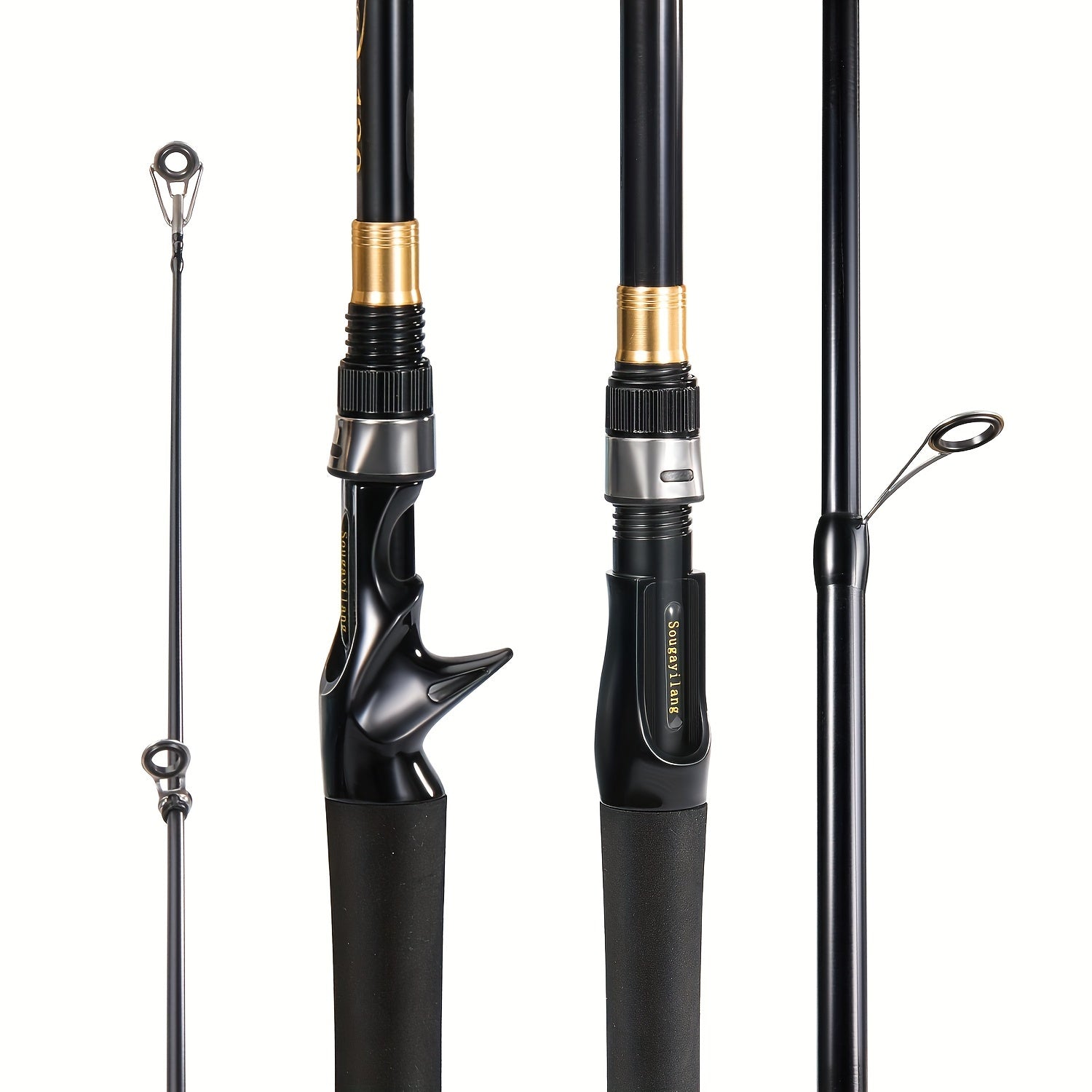 Telescopic Carbon Fiber Fishing Rod 1.8-2.4m Saltwater Freshwater EVA Handle