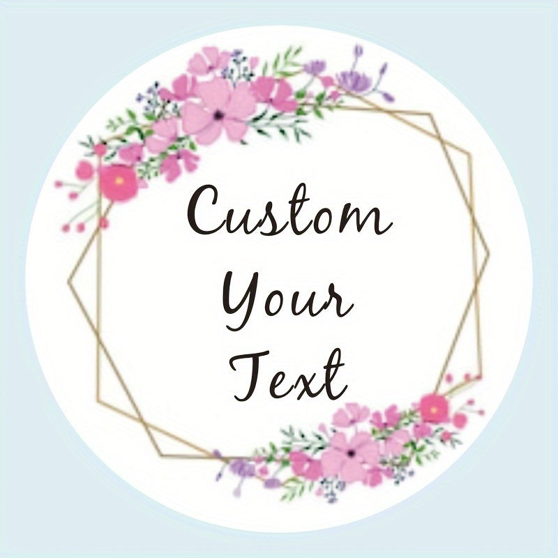 Personalized Wedding, Baptism, and Birthday Sealing Stickers for Grassland Party Decorations